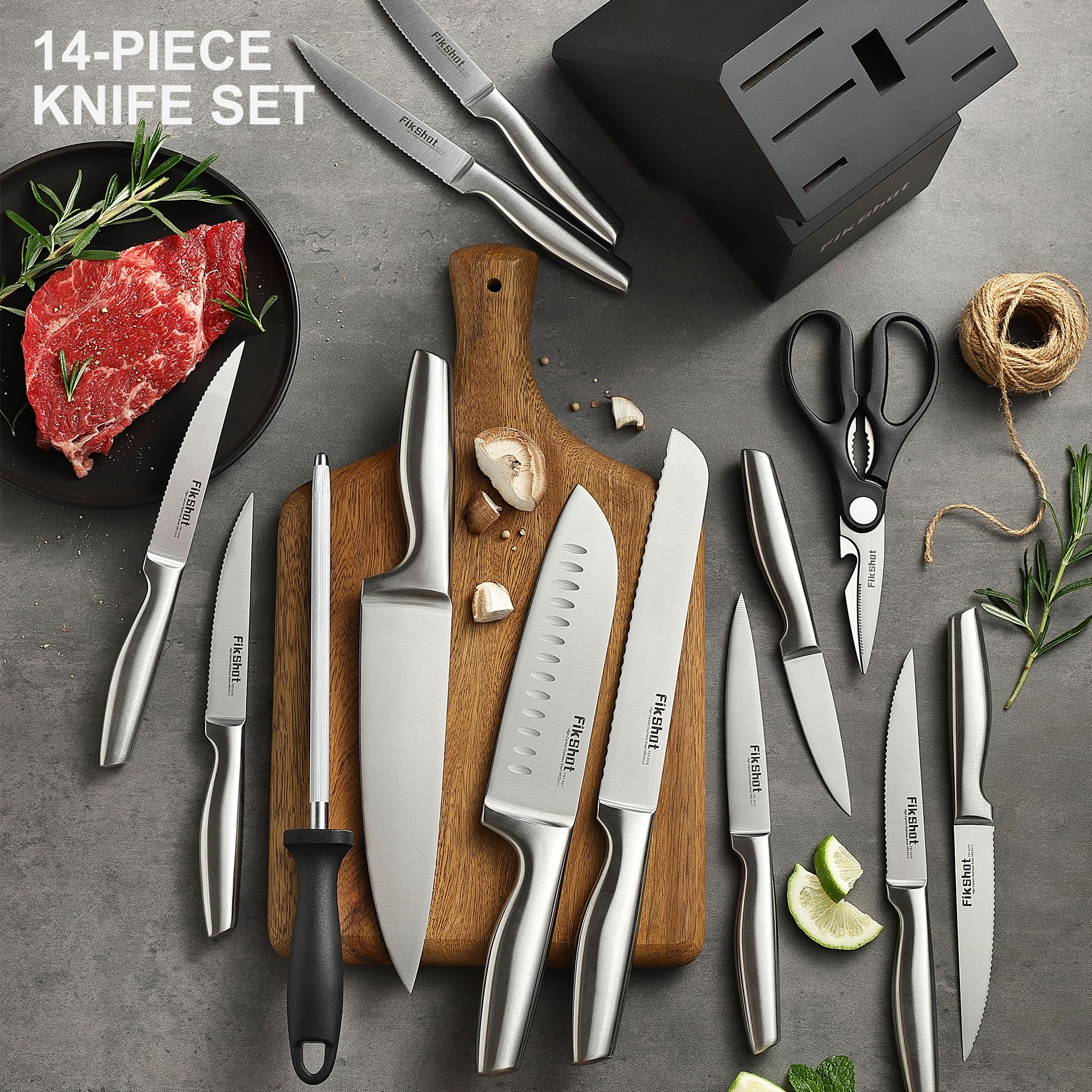 FIKSHOT conjunto de regalo de cuchillos para cocineras