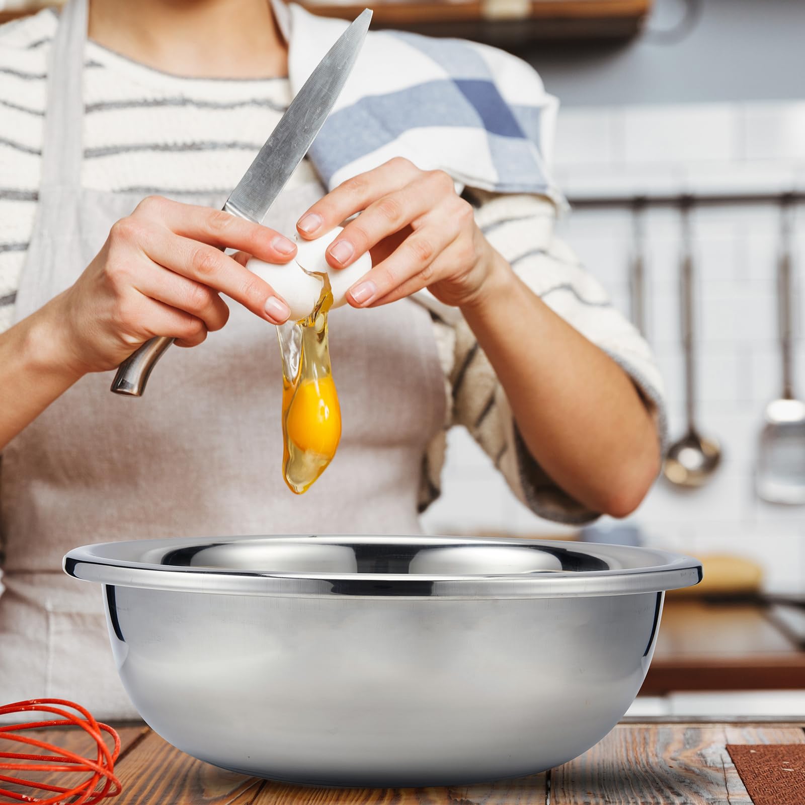 FillTouch 2 Pack: tazones apilables para ahorro de espacio en la cocina
