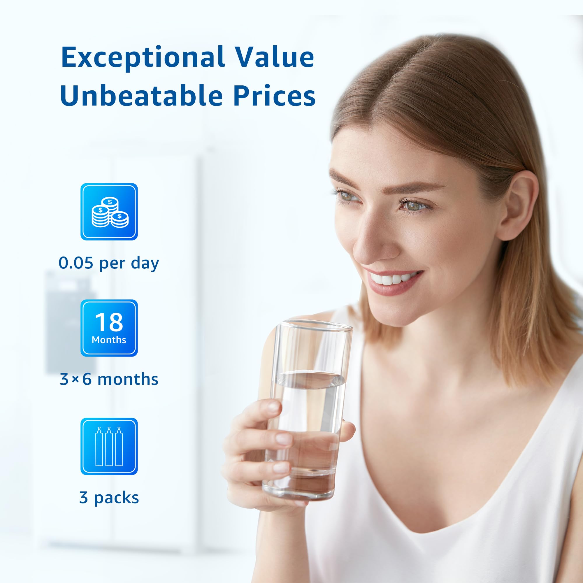 Filterlogic mejora sabor y calidad del agua para beber en casa