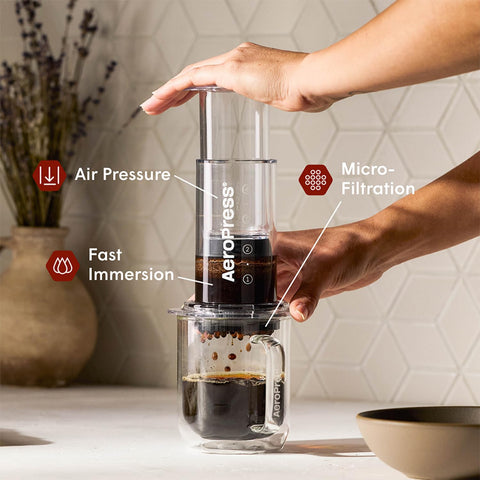 filtros micro compatibles con aeropress para extracción estable.
