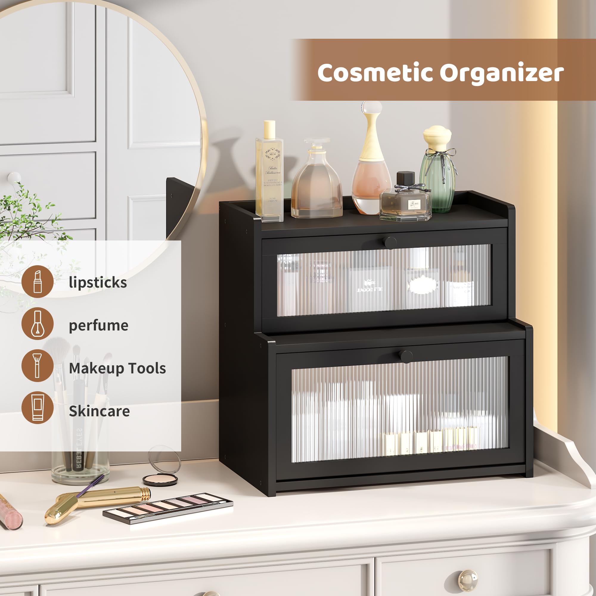 FILWH tapa superior con almacenamiento adicional: espacio extra para utensilios u otros objetos.