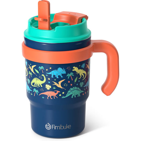 Fimibuke botella infantil aislada con manija, fácil agarre y transporte.
