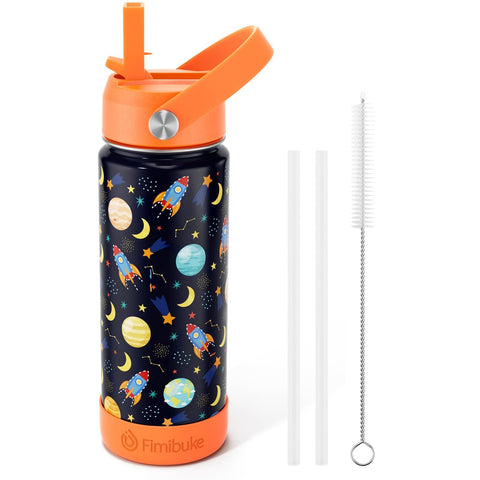 Botella Fimibuke para niños con aislante doble pared para bebidas frías por más tiempo