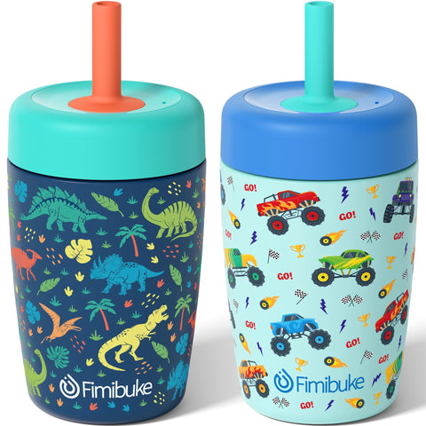 Fimibuke tazas infantiles con diseño ergonómico para agarre cómodo
