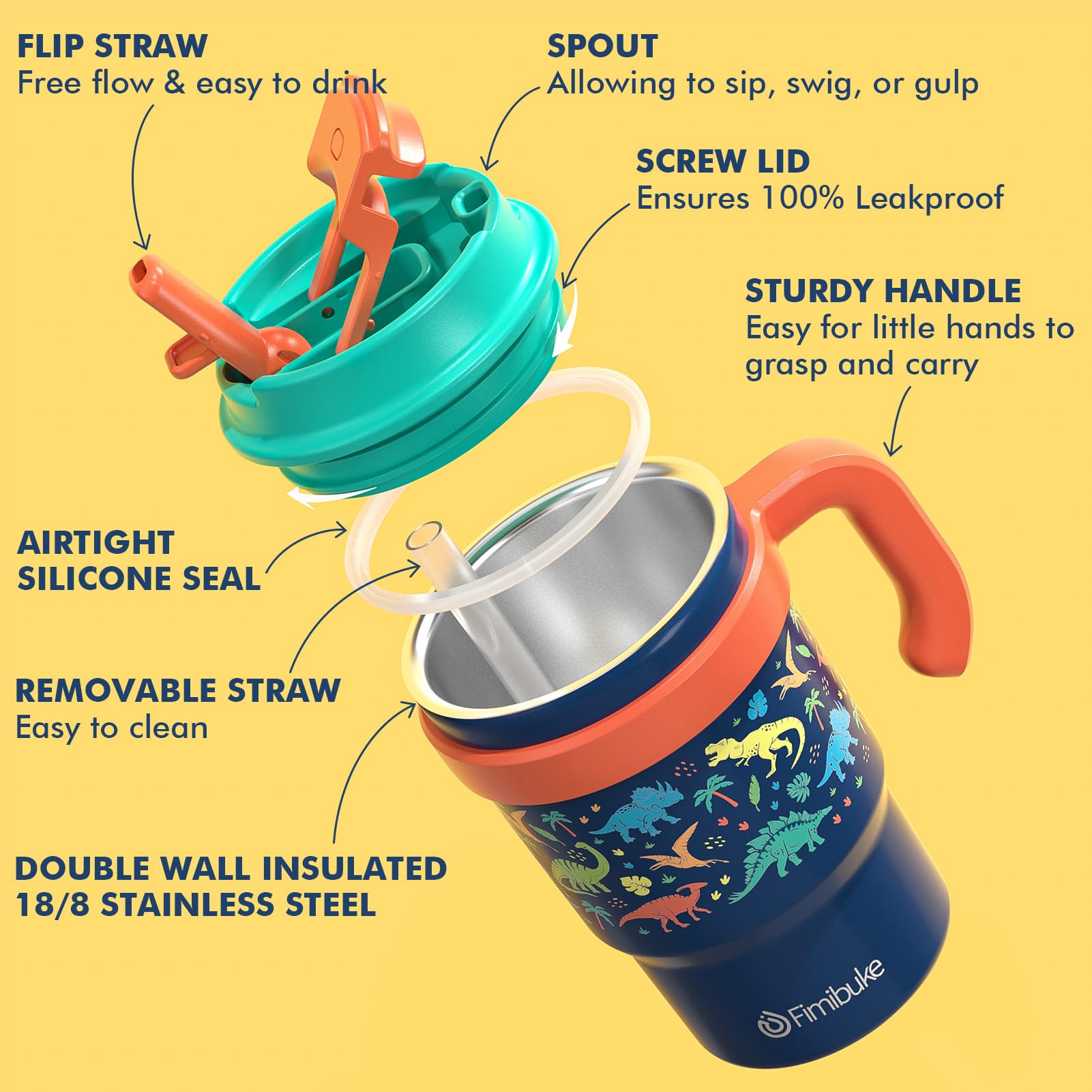 Fimibuke ideal para escuela, parque y viajes.