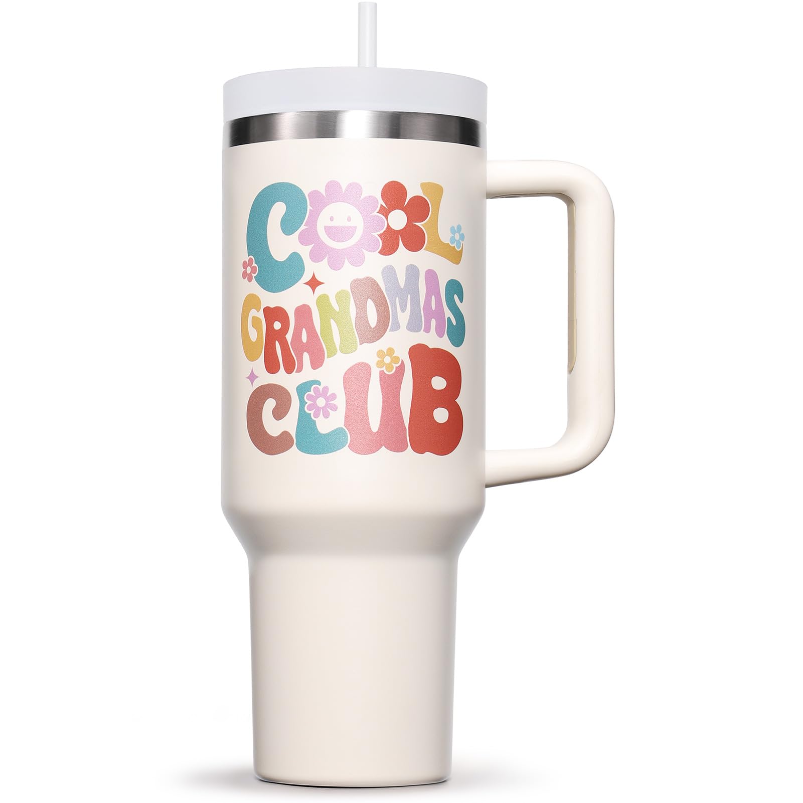 Vaso Fimibuke 40oz con asa y pajilla, ideal para transporte diario.