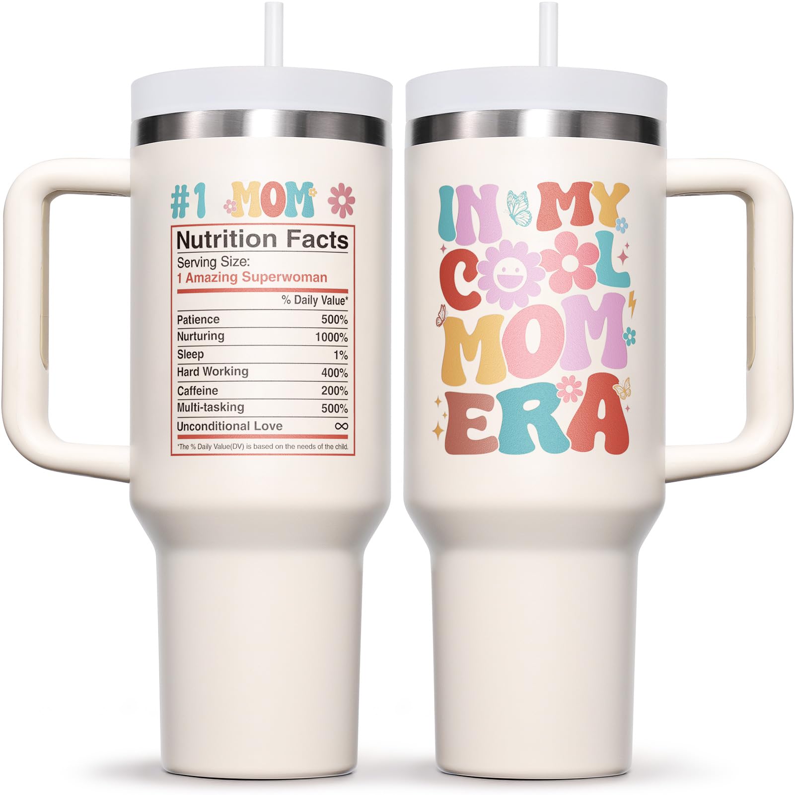 Vaso Fimibuke 40oz con asa para mantener bebidas frías todo el día