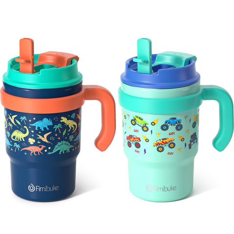 Fimibuke vaso con manija, cómodo para llevar y beber en cualquier lugar
