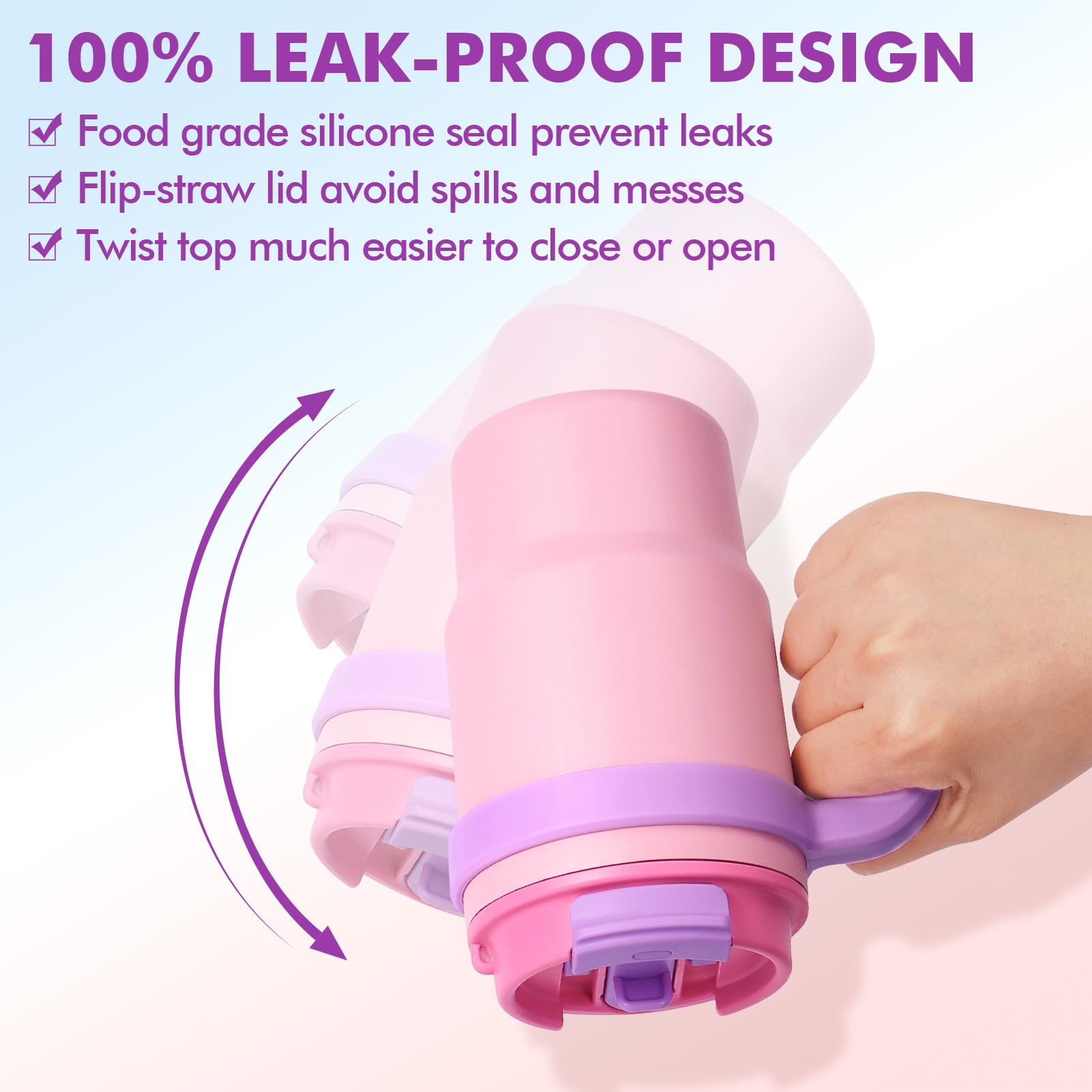 Fimibuke vaso diseño compacto, cabe en mochilas y porta vasos