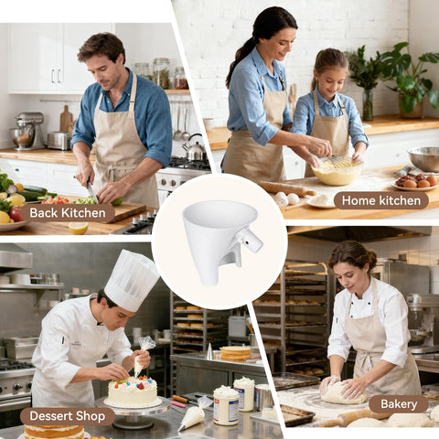 FIMXSD ayudante de cocina sin manos, vertido automático