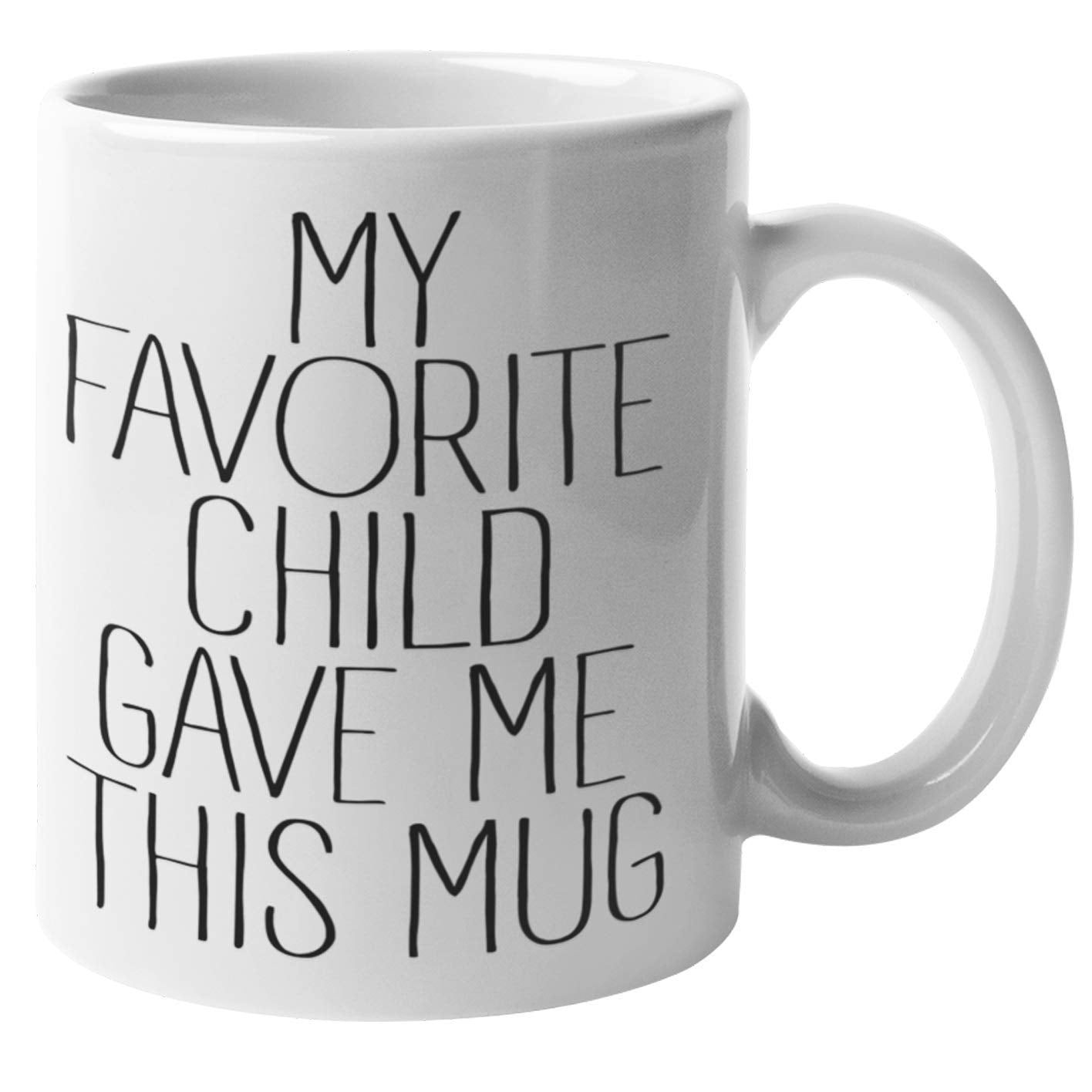 Detalle cercano de la impresión en la taza Find Funny Gift Ideas