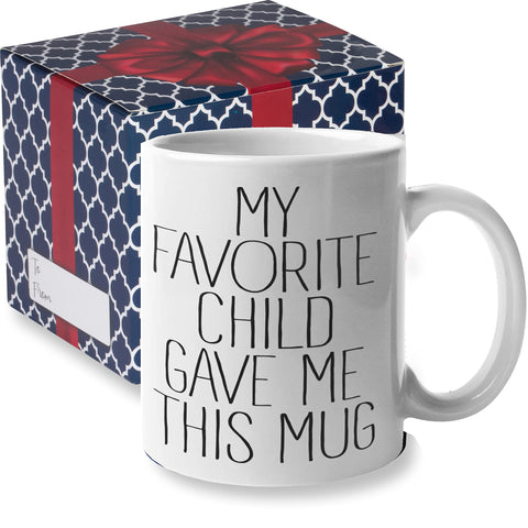 Taza Find Funny Gift Ideas con diseño divertido, ideal para regalar a mamá