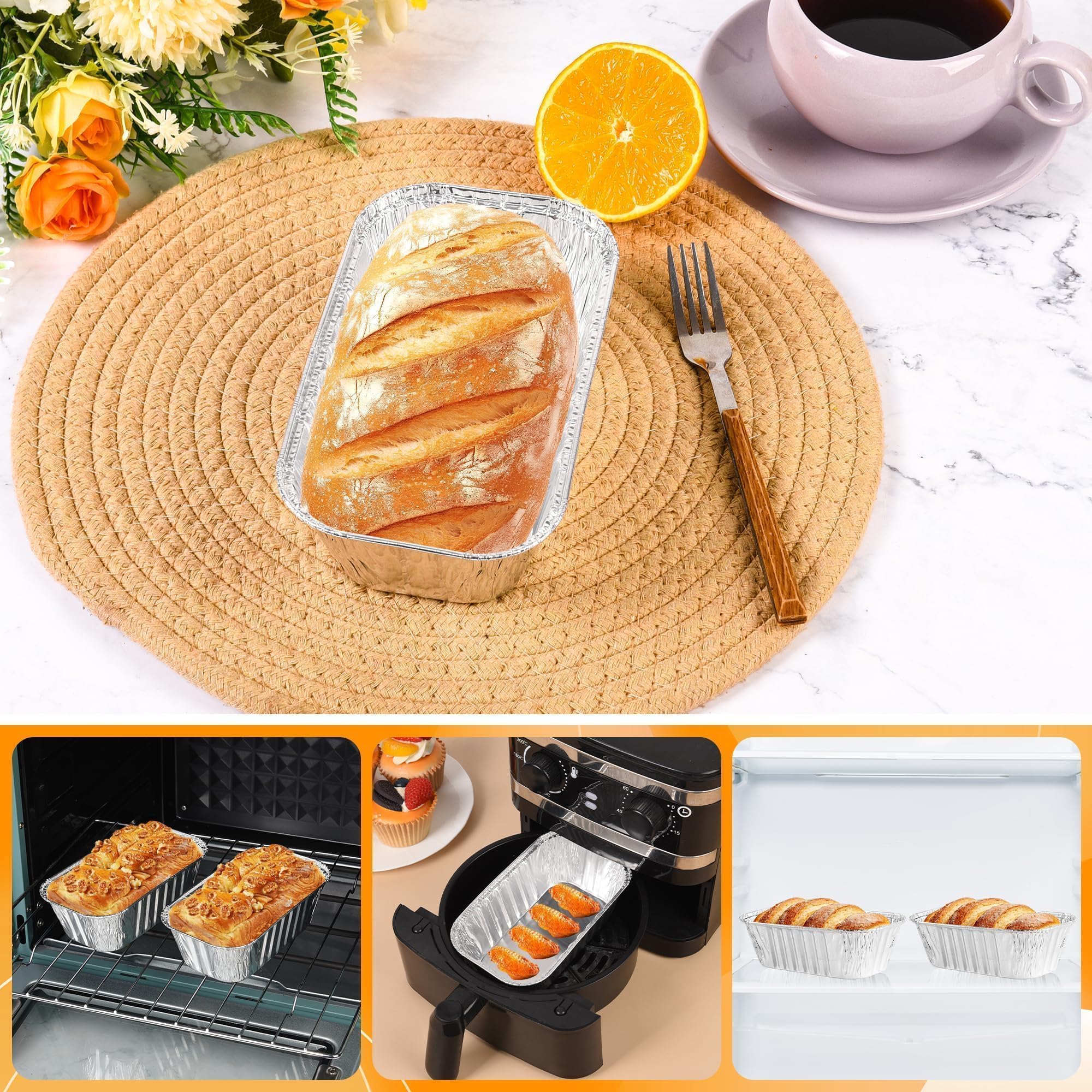 Findful minipan aluminio desechable para porciones y conveniencia.