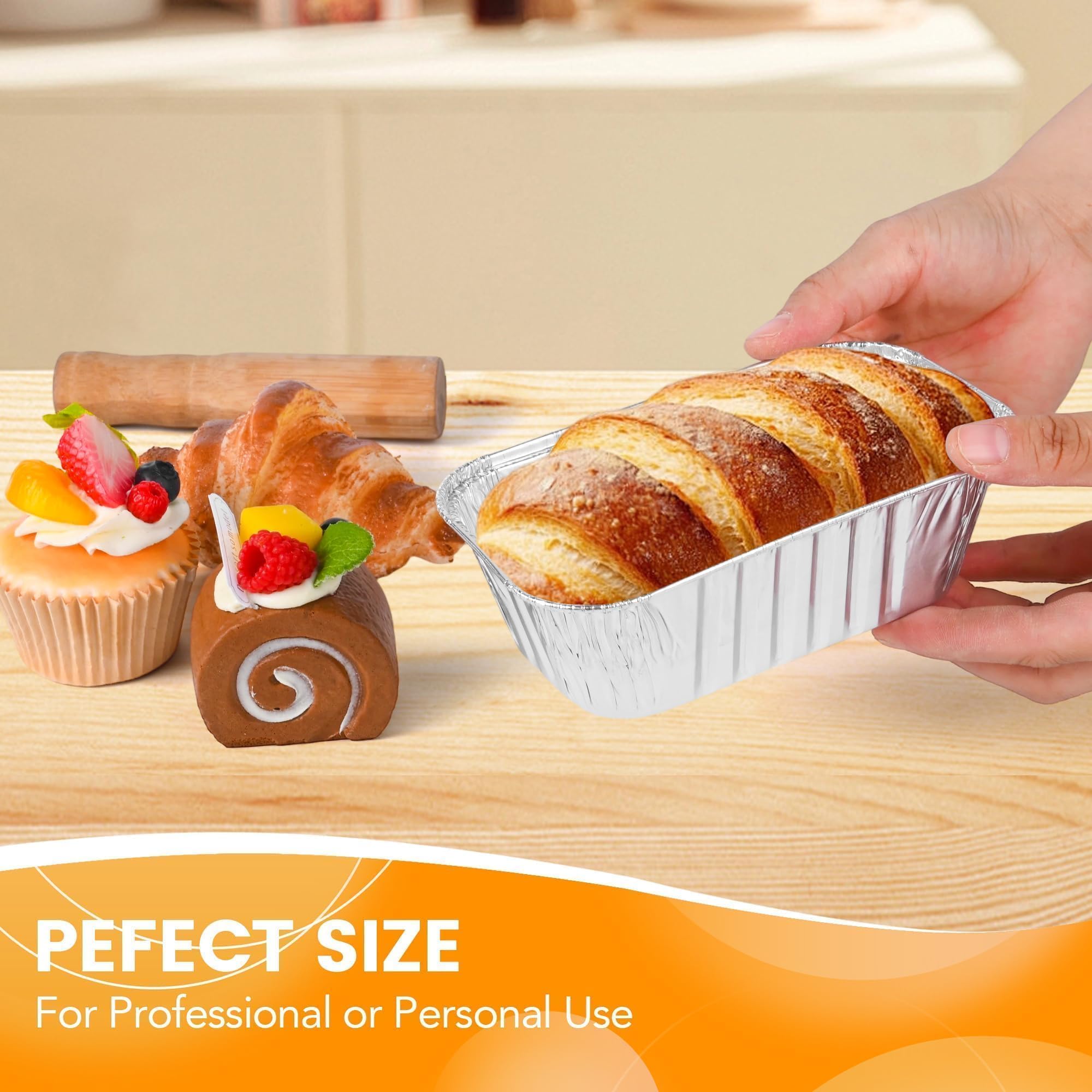 Findful bandeja de aluminio para hornear y refrigerar, con tapa.