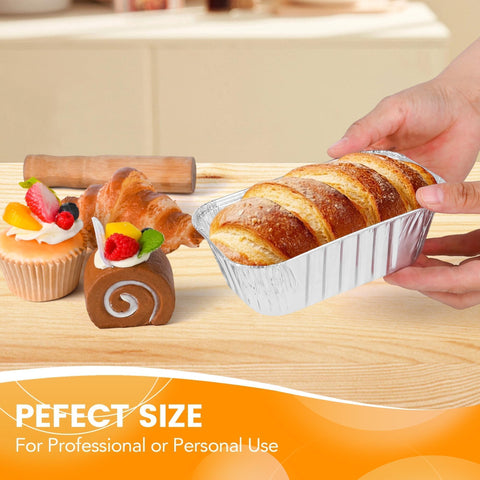 Findful bandeja de aluminio para hornear y refrigerar, con tapa.