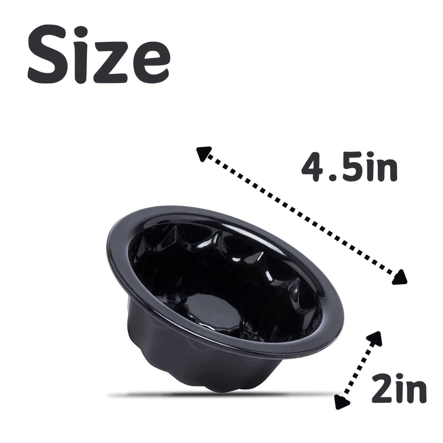 Findful molde flan 4 pulgadas, desmolda con facilidad para flanes uniformes