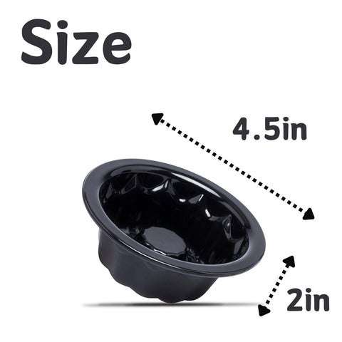 Findful molde flan 4 pulgadas, desmolda con facilidad para flanes uniformes