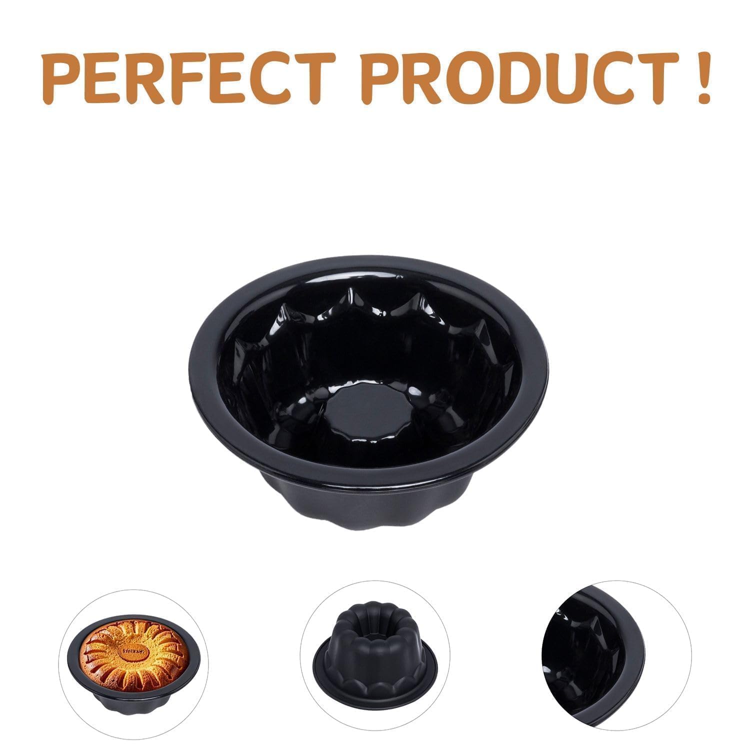 Findful molde gelatina 4 pulgadas, perfecto para gelatinas en porciones pequeñas