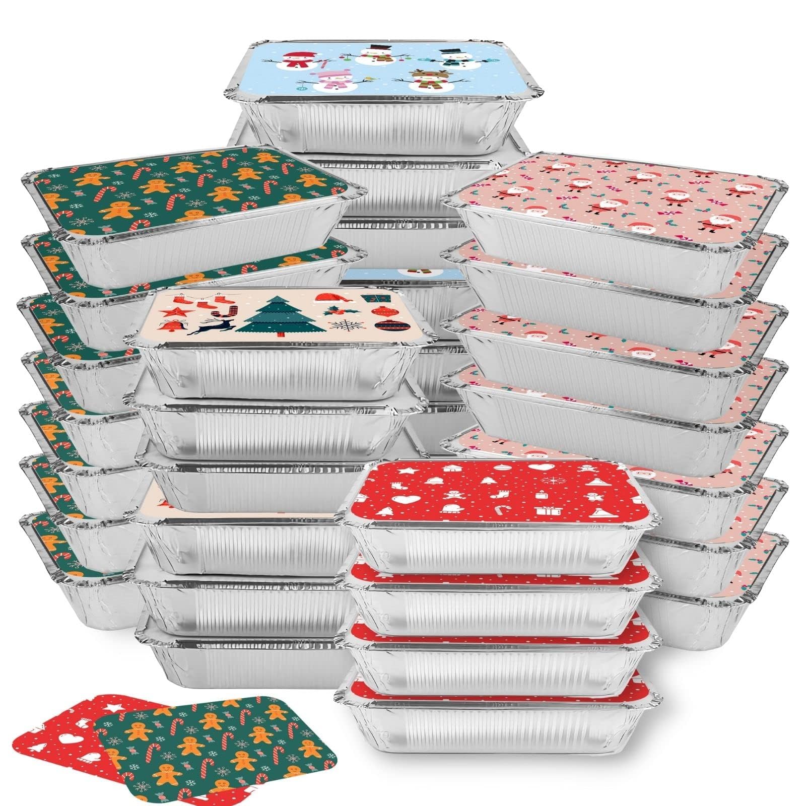 Paquete Findful de 50 unidades para regalos y sobras sin complicaciones.