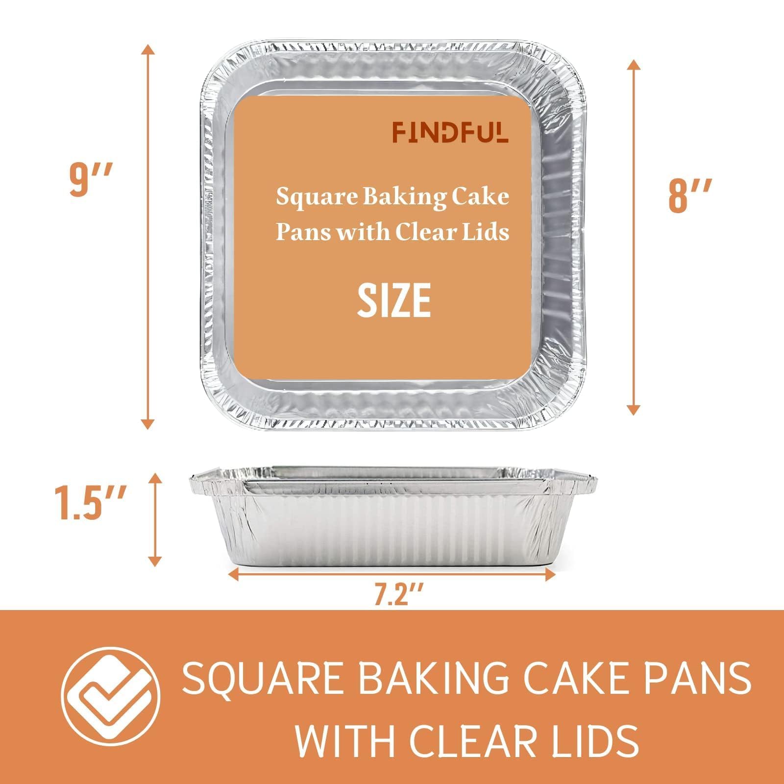 Tapas claras Findful para conservar y visualizar los alimentos