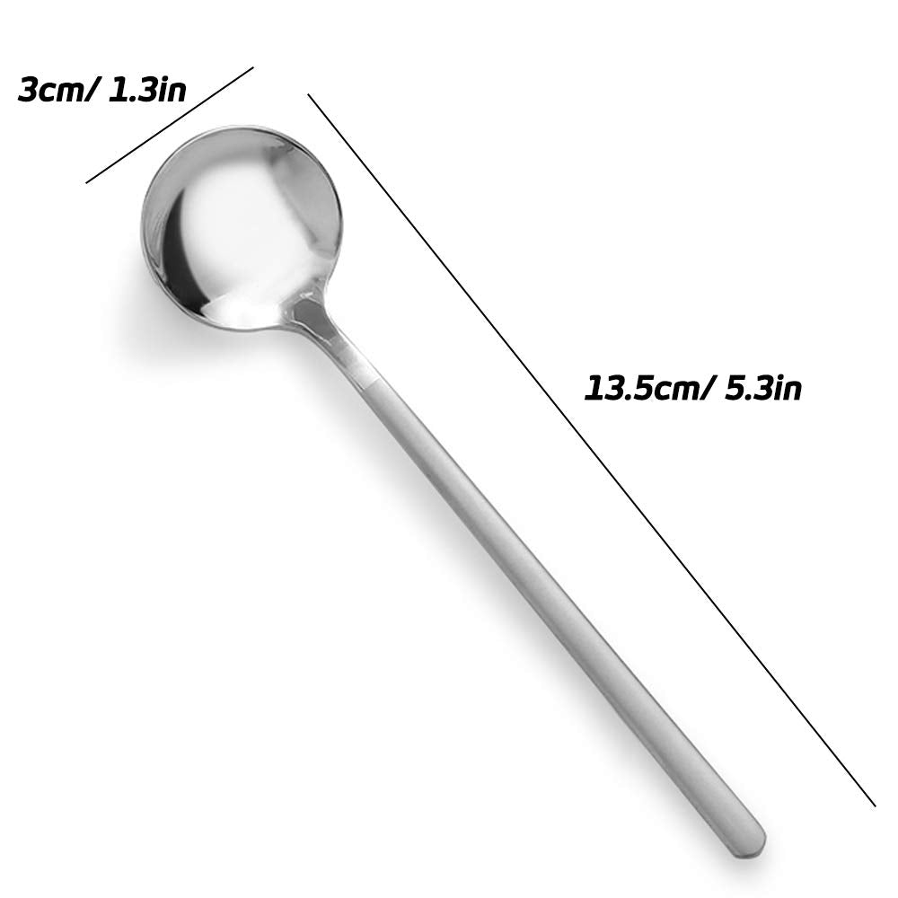 FindTop cucharas para-dulces-postres, perfectas para postres y crema