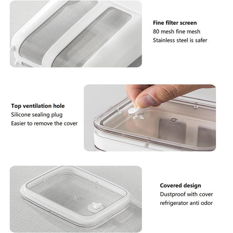 FindXeink Colador de Yogur diseño compacto para almacenamiento fácil