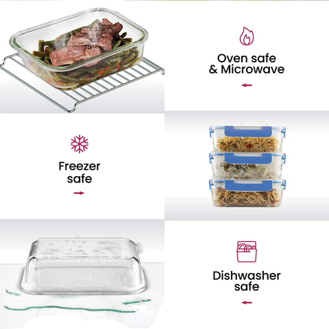 FineDine vidrio sin BPA garantiza seguridad alimentaria y uso diario confiable.
