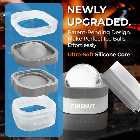FINENUT desmolde fácil gracias a silicona flexible.