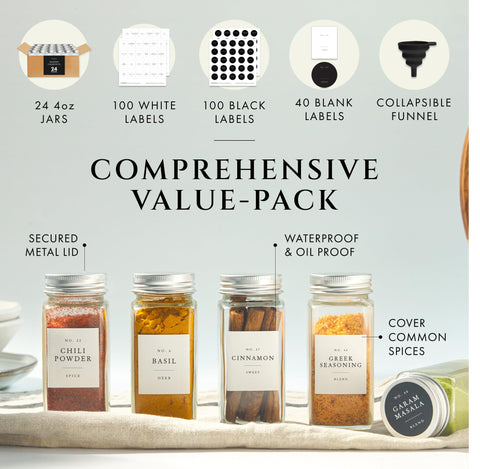 FINESSY tapas metálicas herméticas para sellar frascos y conservar frescura.
