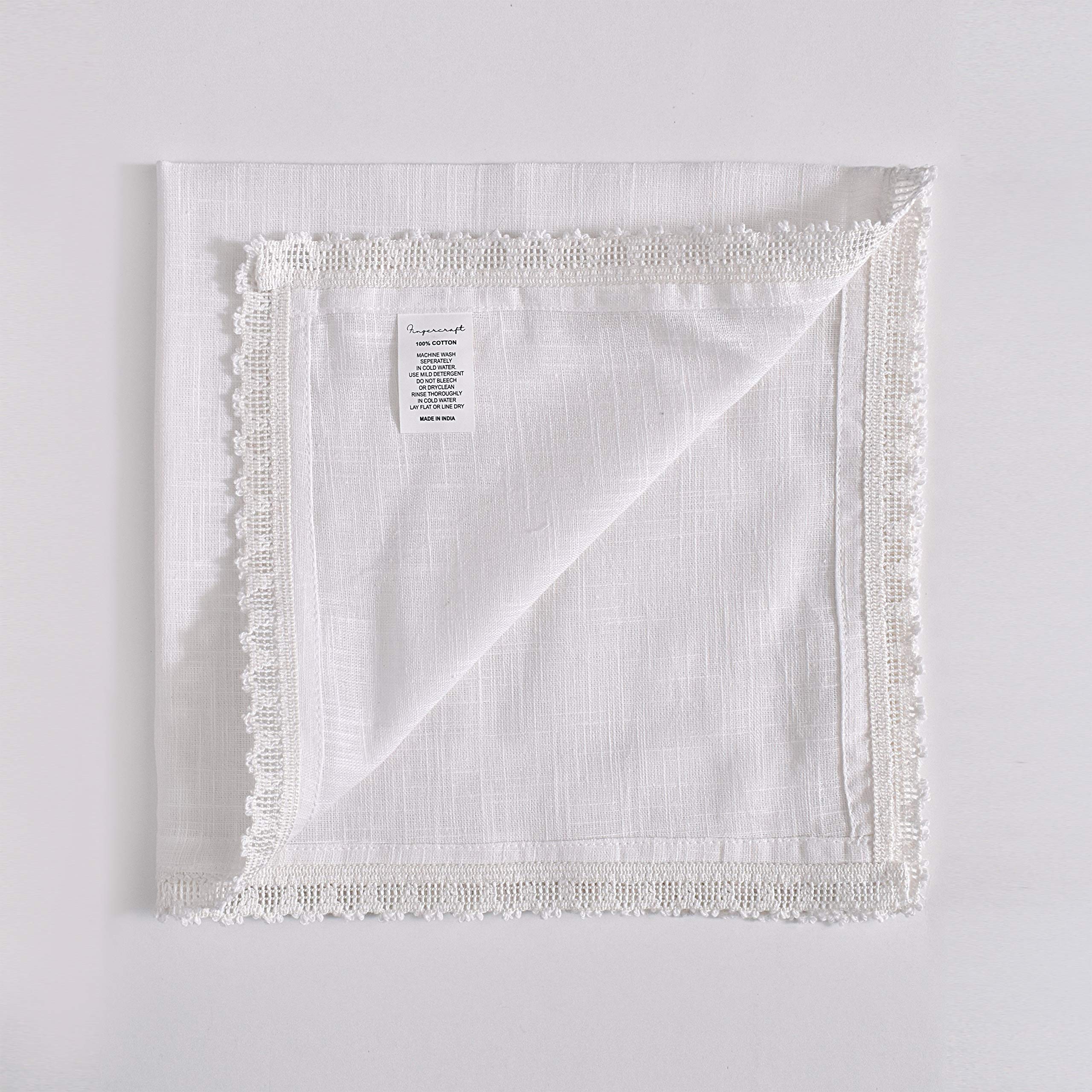 Tamaño 20x20 pulgadas FingerCraft para mesas familiares.