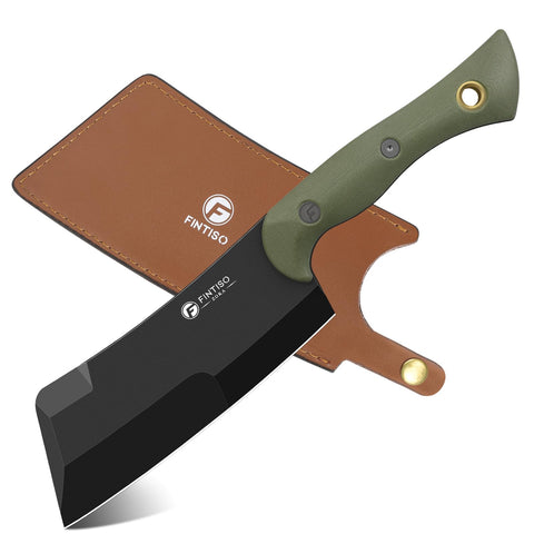 Cuchillo 2 en 1 FINTISO para carne y verduras, precisión en cada corte.