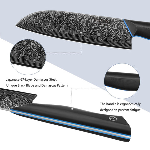 Mango G10 FINTISO con detalle azul ofrece agarre duradero y estilo moderno.