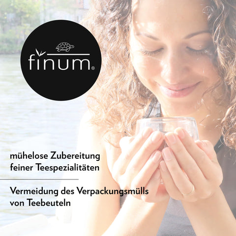 Finum filtros biodegradables para té suelto con facilidad.
