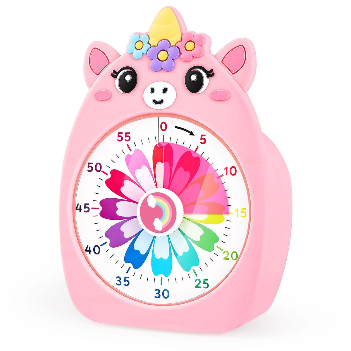 FIODAY temporizador visual unicornio rosa para entender el paso del tiempo.