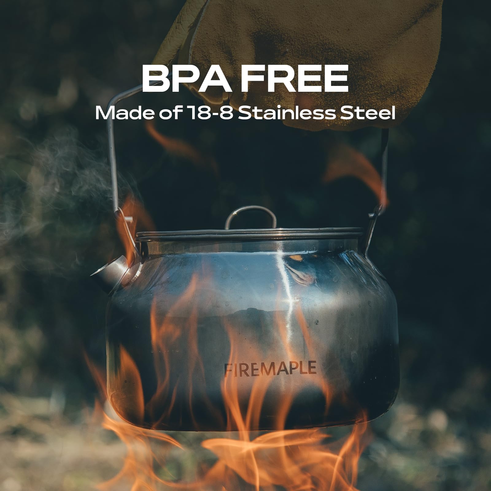 Fire-Maple Antarcti hervidor camping con asa giratoria para transporte cómodo