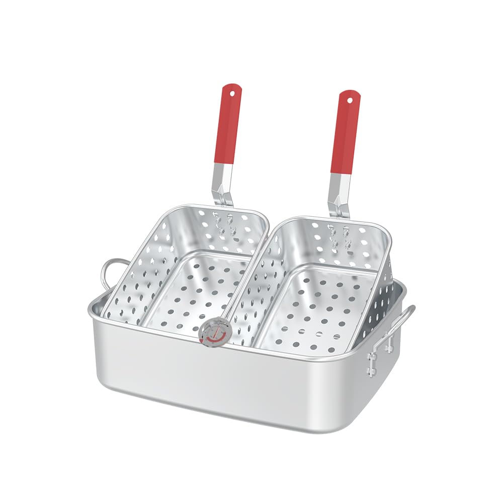 FireRiot olla profunda 18qt: cocción uniforme para lotes grandes.