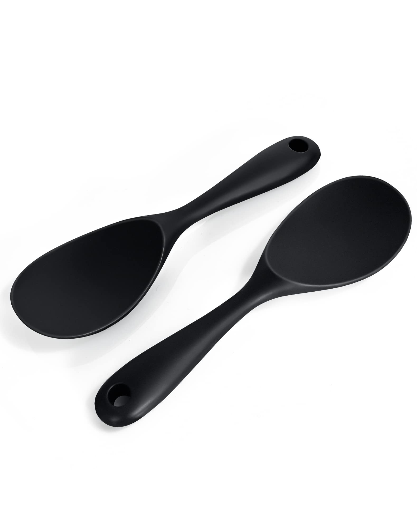 FireKylin cucharon-arroz silicona antiadherente para servir sin pegar