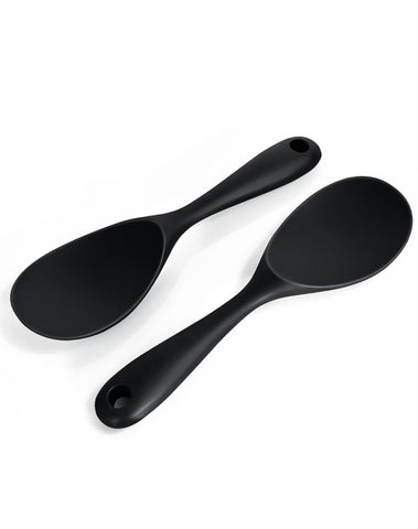 FireKylin cucharon-arroz silicona antiadherente para servir sin pegar