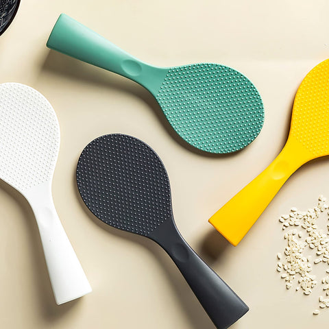 FireKylin espátula para arroz color aqua elegante y ergonómica.