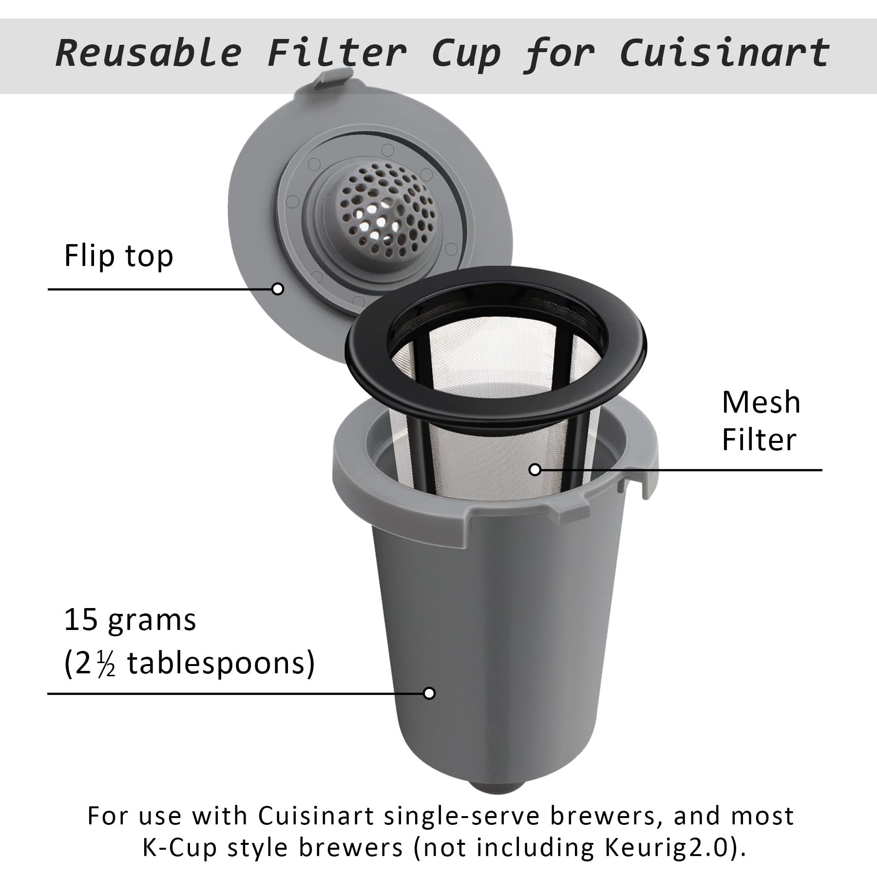 FIRJOY dos unidades reutilizables para café y té.
