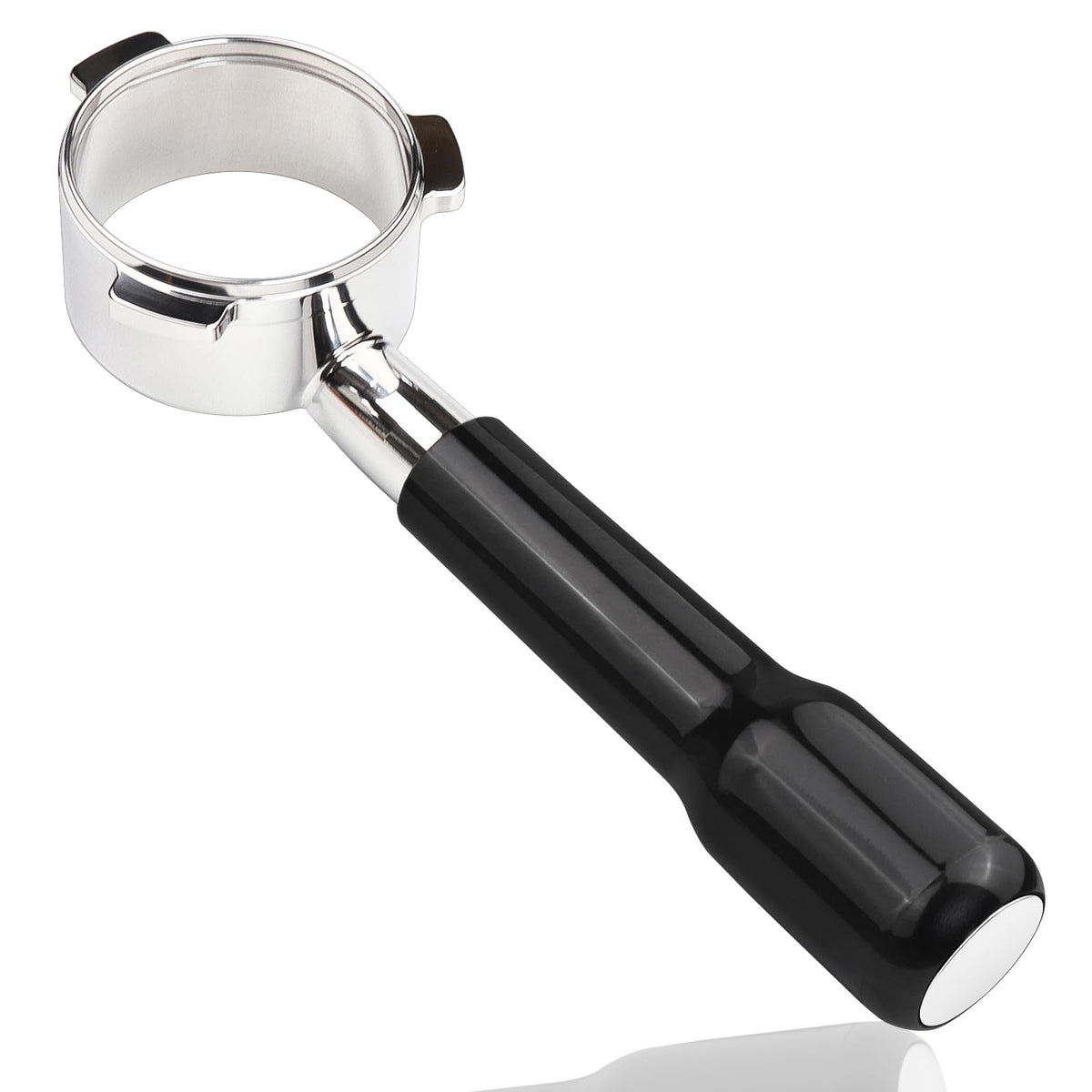 FIRJOY portafiltro desnudo 54mm: visualiza extracción en tiempo real con Breville BES870XL.