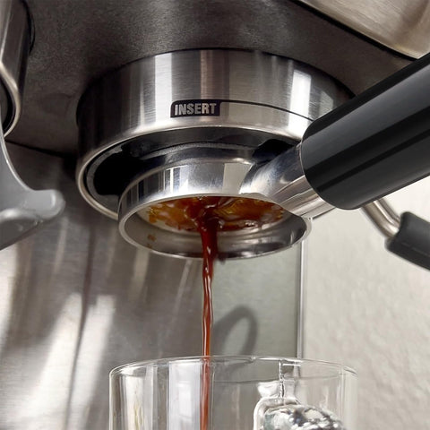 FIRJOY portafiltro desnudo 54mm: ver flujo de espresso para entrenamiento visual.