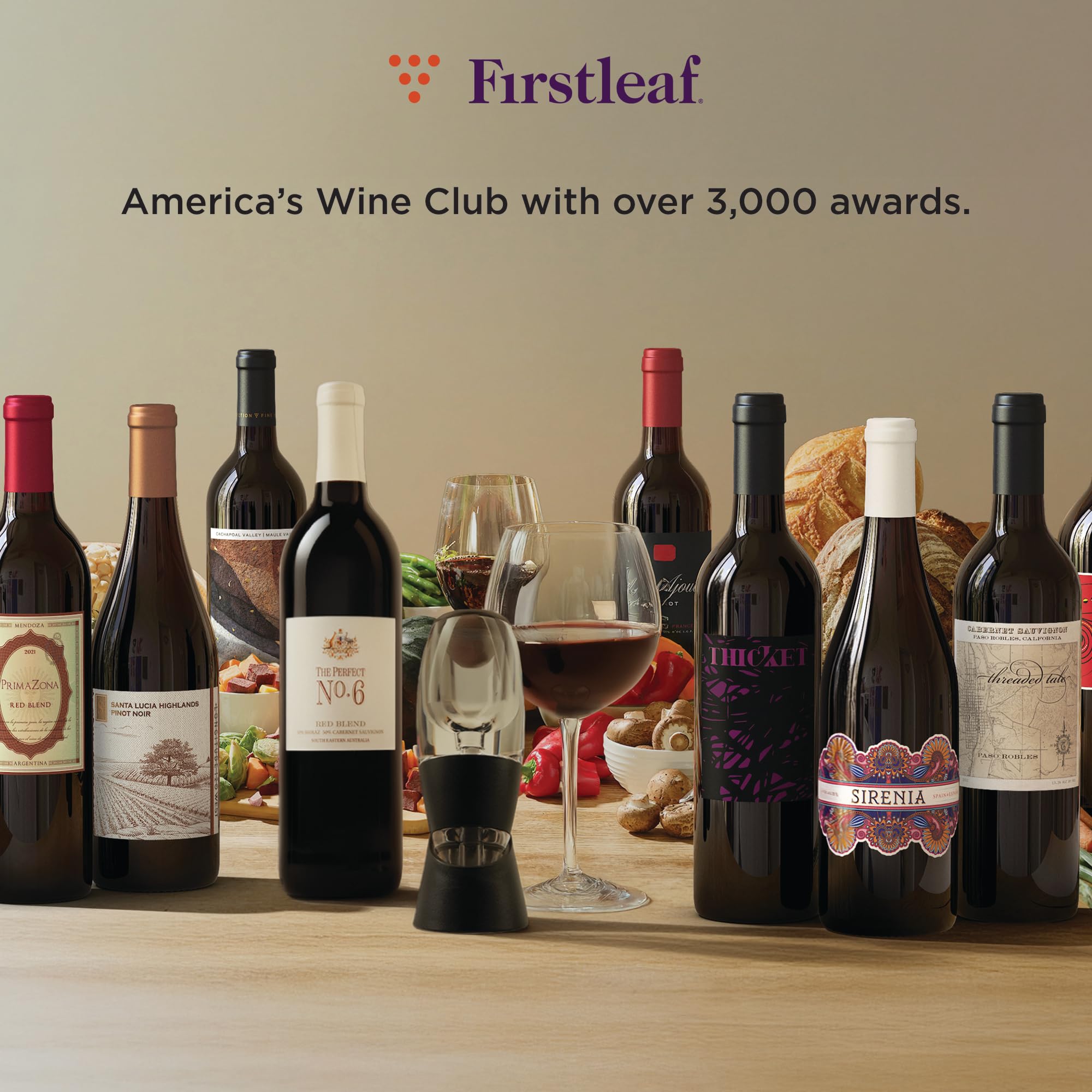 Firstleaf aerador vino diseño portátil ideal para viaje