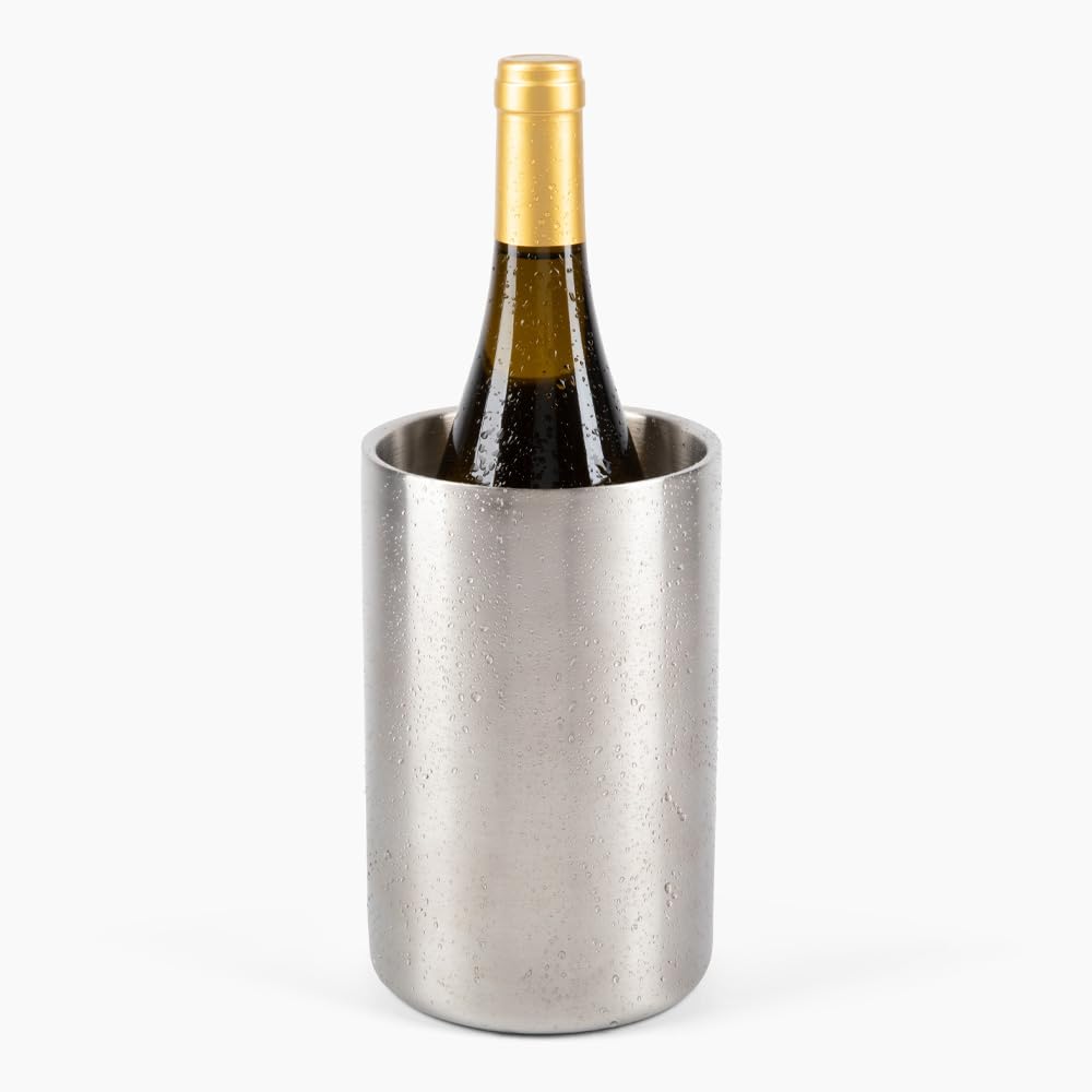 Firstleaf enfriador de botellas en acero inoxidable para enfriar sin hielo.