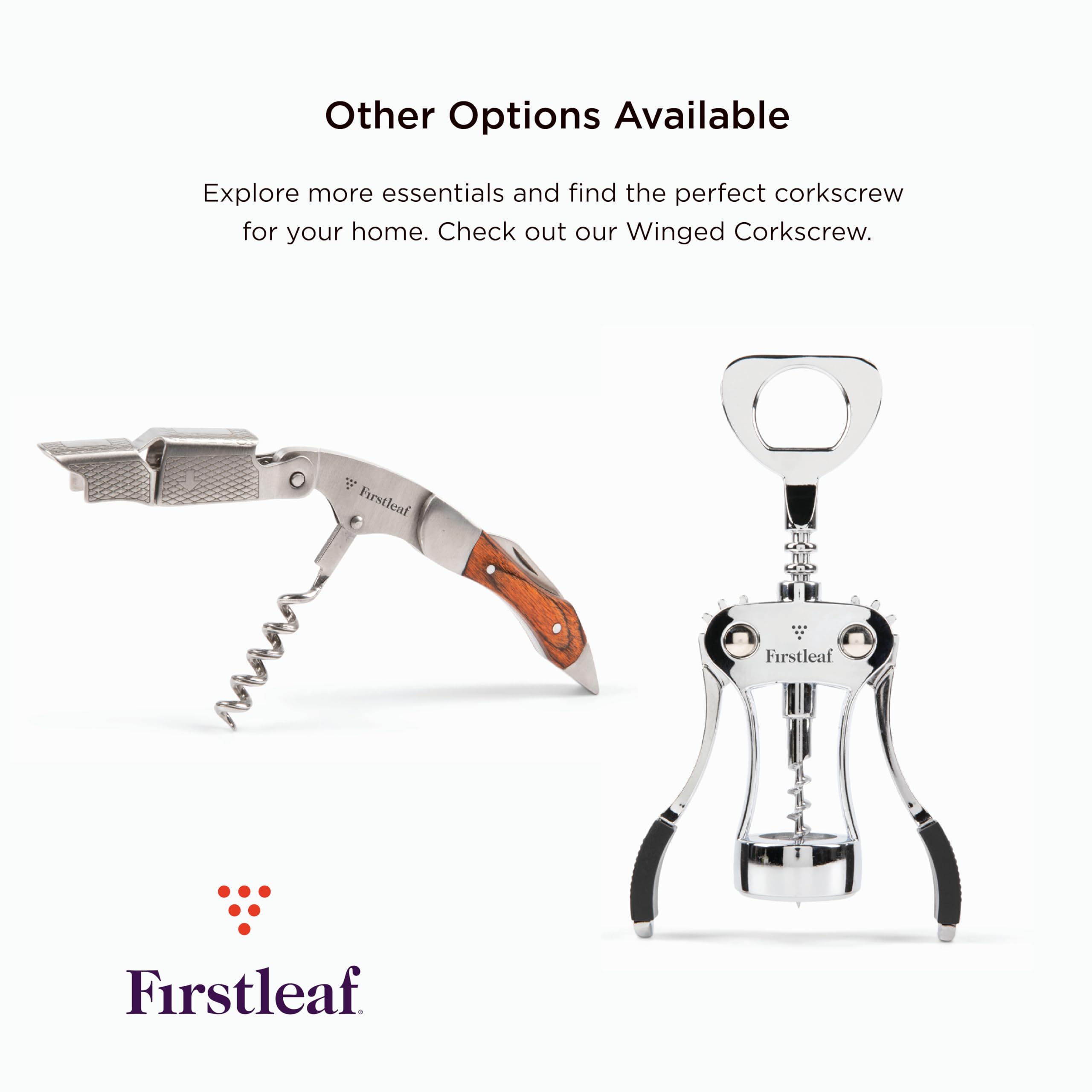 Firstleaf removedor de tapas: retira tapas con precisión sin dañar la botella.