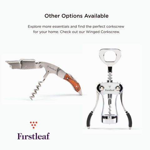 Firstleaf removedor de tapas: retira tapas con precisión sin dañar la botella.