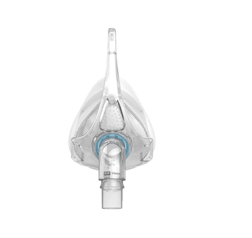 Vitera de Fisher & Paykel: máscara facial completa grande, ajuste cómodo y mínimas fugas.