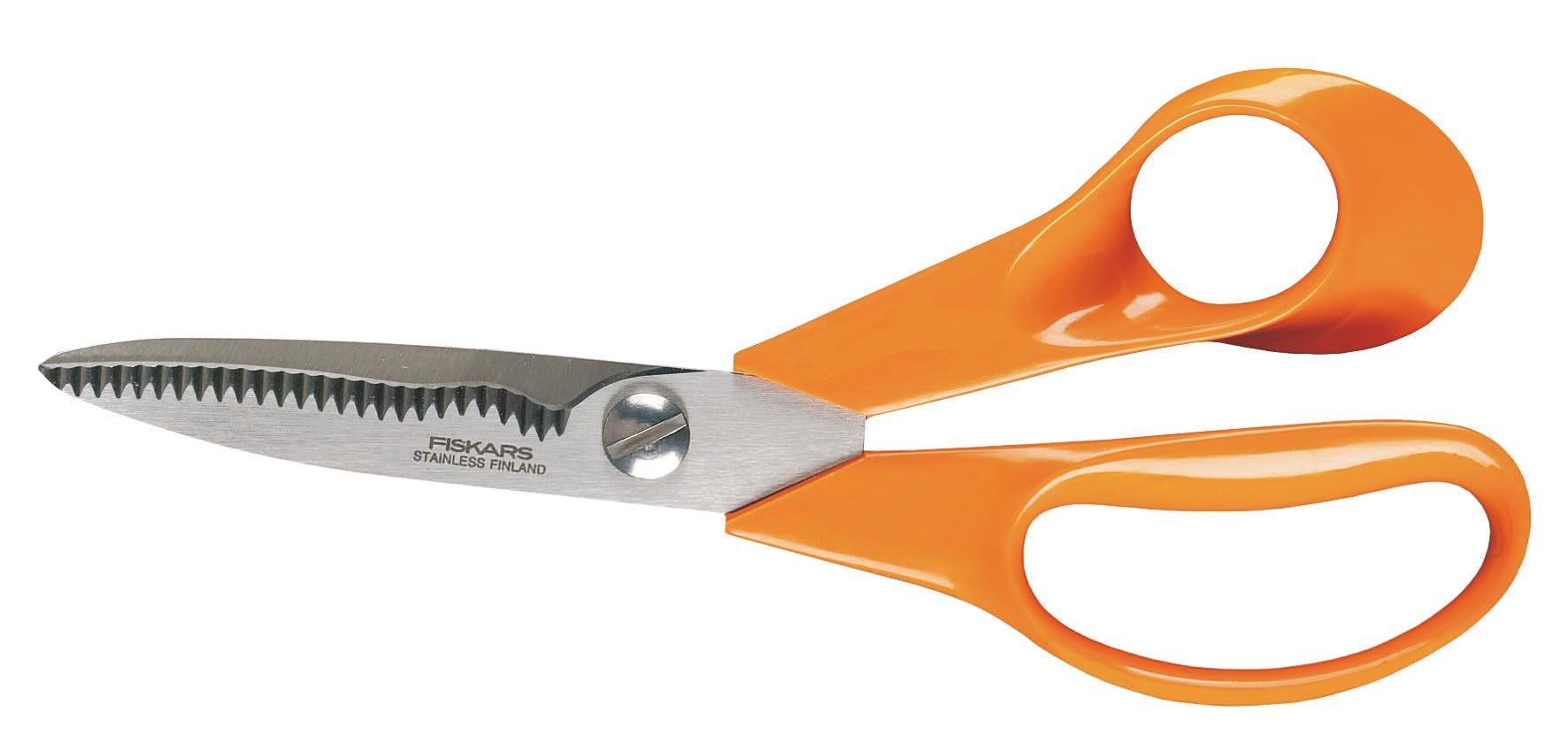 Tijeras Fiskars con hoja de acero inoxidable para cortes precisos en la cocina