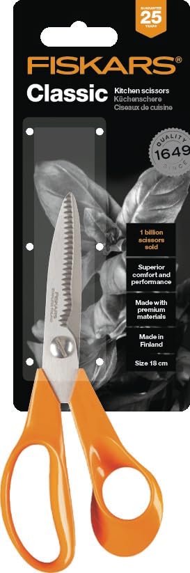 Fácil limpieza: tijeras Fiskars aptas para lavavajillas