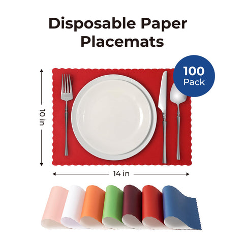 Fit Meal Prep, placa de papel roja con borde decorativo para eventos de catering.
